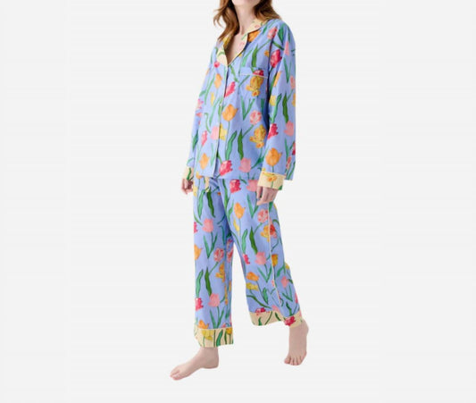 Organic Printed Long Pajama Set