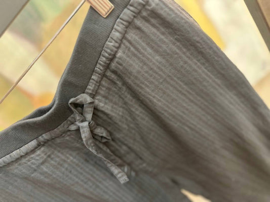 Women's Cotton Linen Blend Cropped Pant