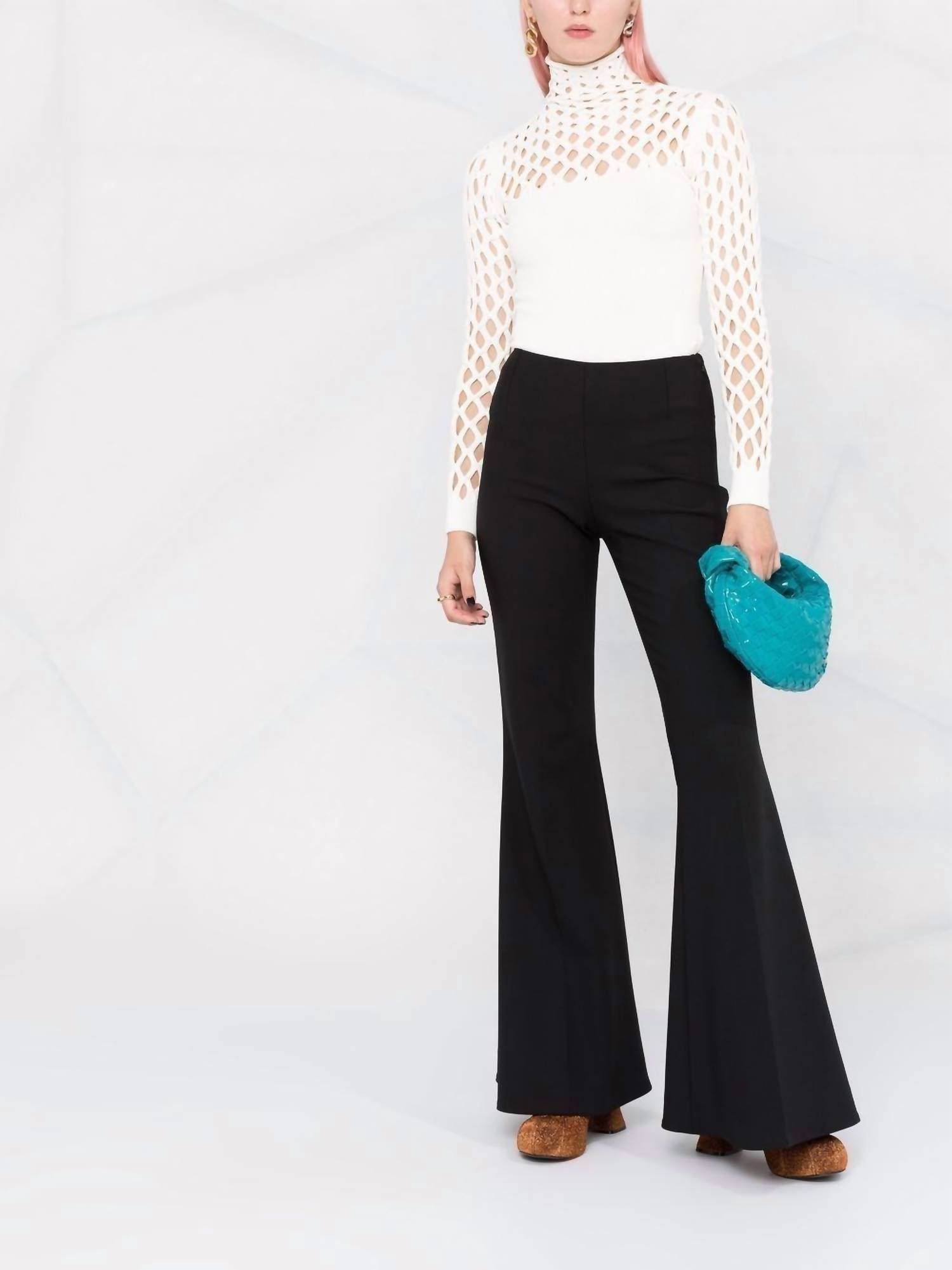 Valentino - Knit And Mesh Top - Rack Hunt