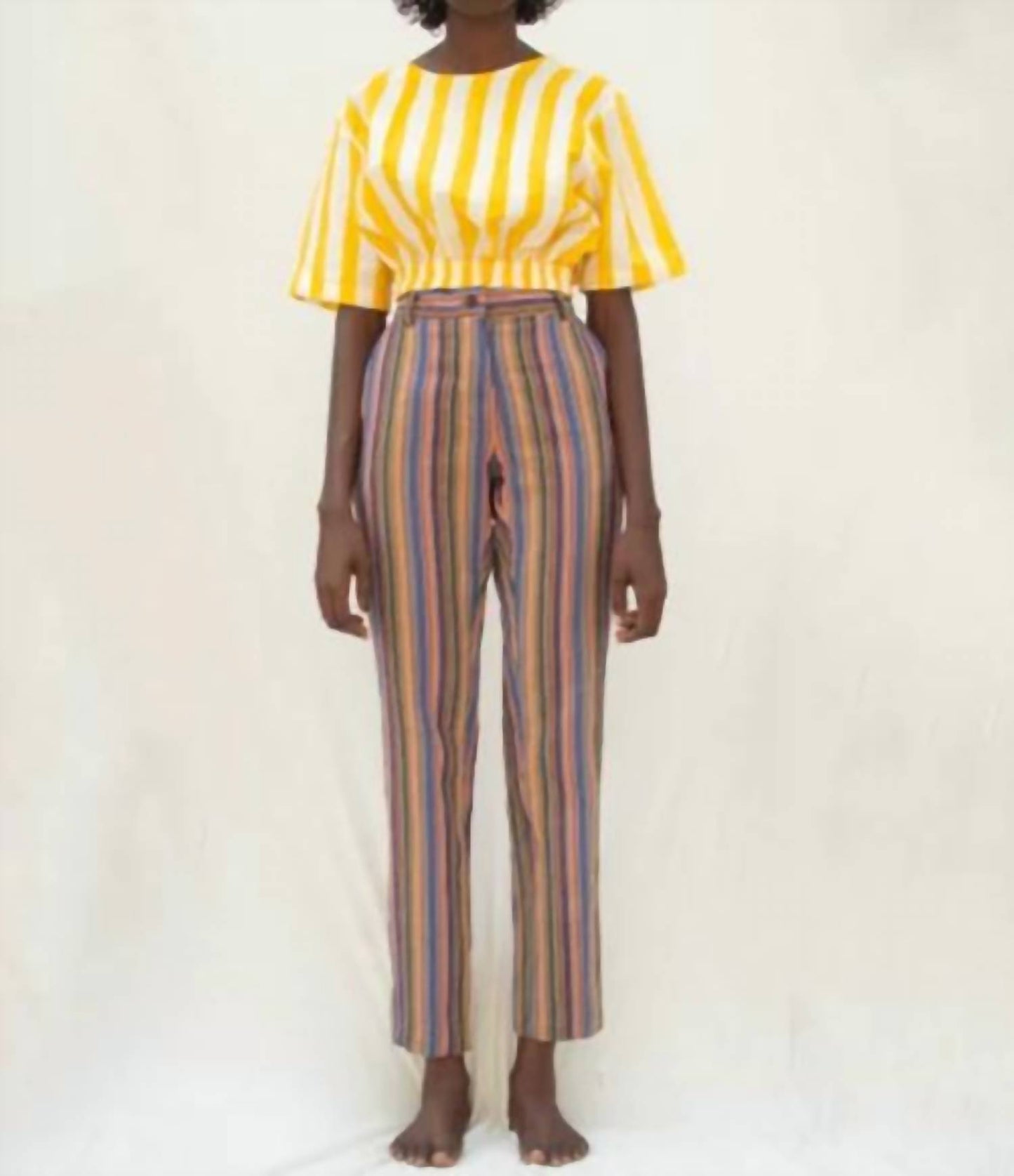 Hand Batik Cropped Top