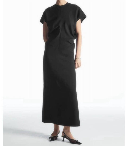 Spiral Seam Maxi Dress