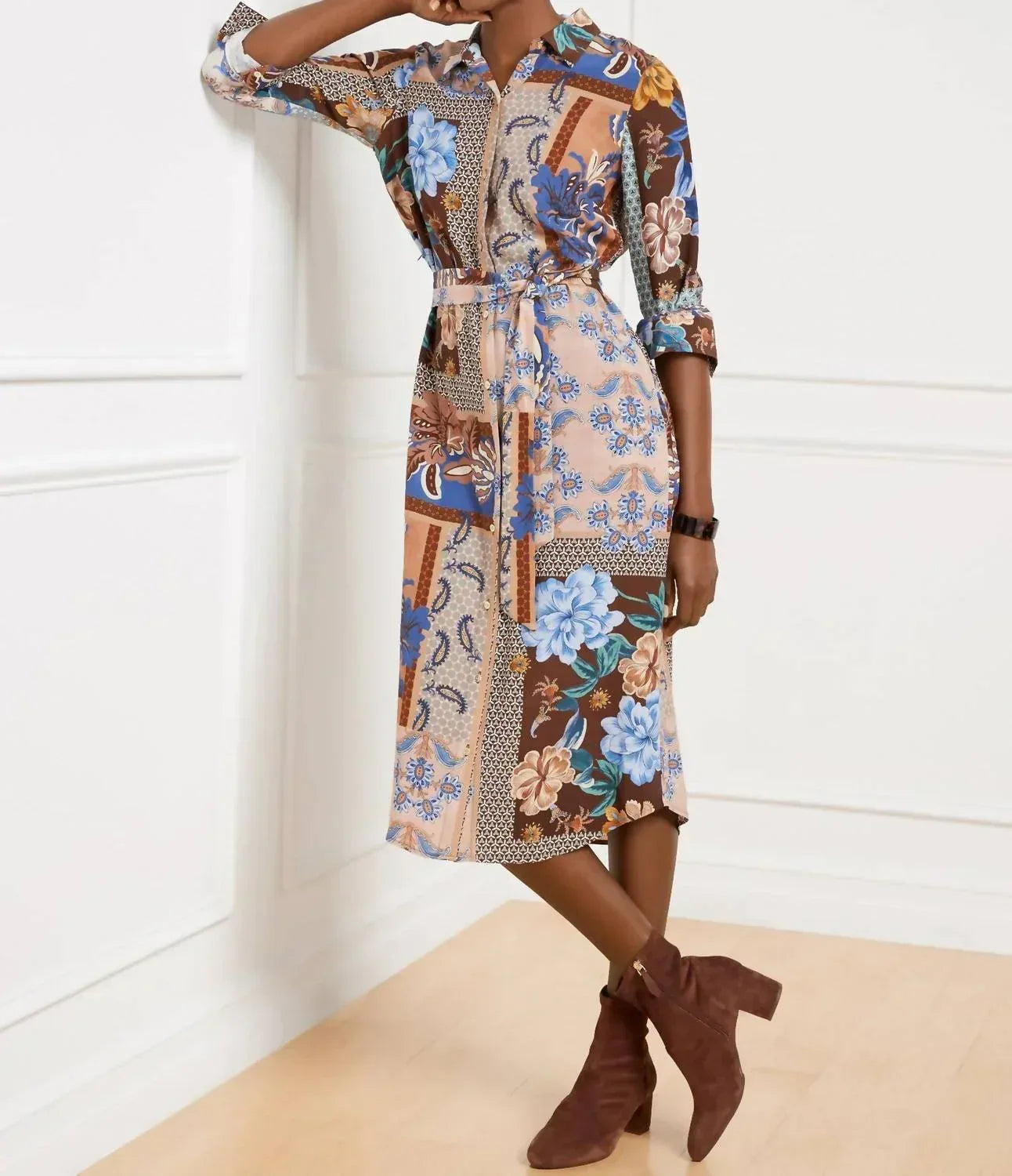Talbots - Tie Waist Shirt Dress - Rack Hunt