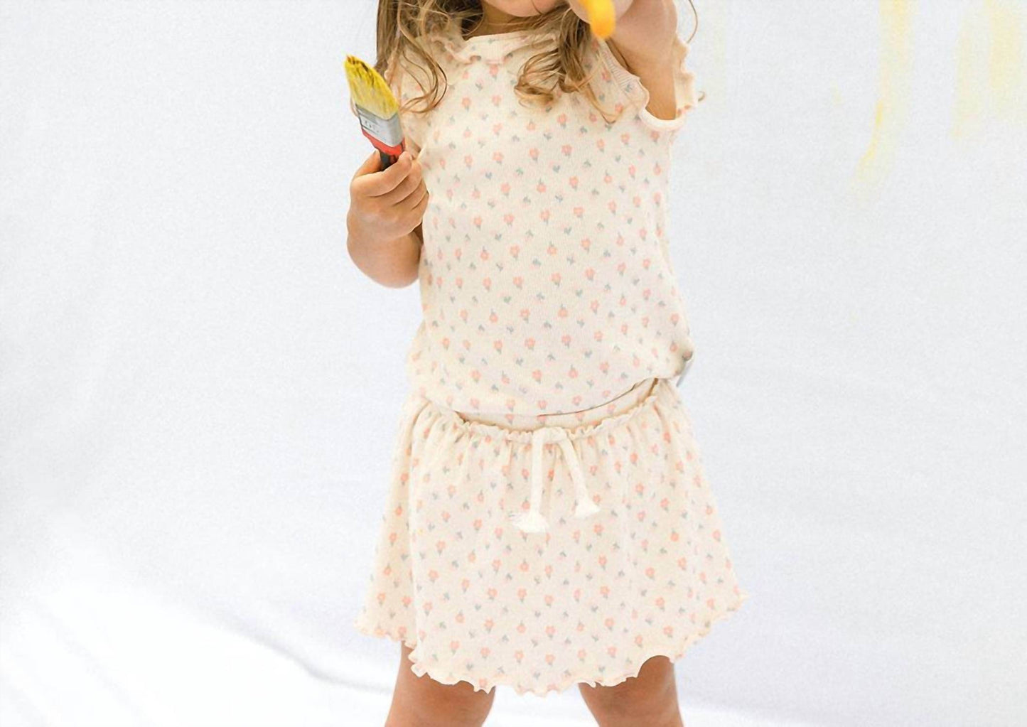 Snug - Girl's Sleeveless Shirt & Skirt With Bloomer - Rack Hunt -