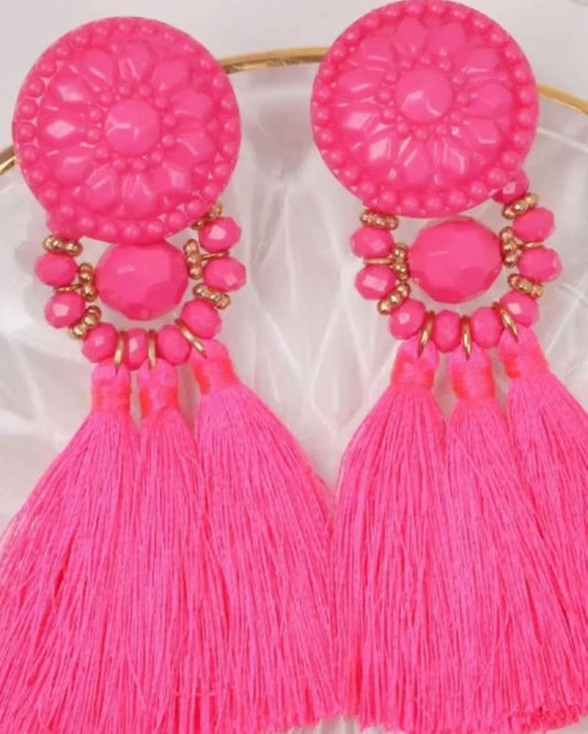 Inspired Fashion - Women's Tassel Drop Earrings - Rack Hunt