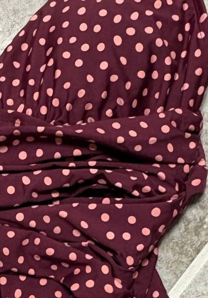 Women's Polka Dots Tummy Controll Bathing Suit