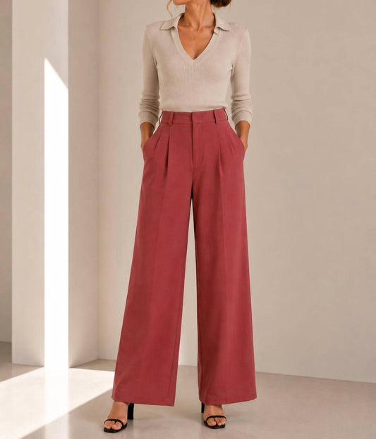 Straight Leg Trouser Pants