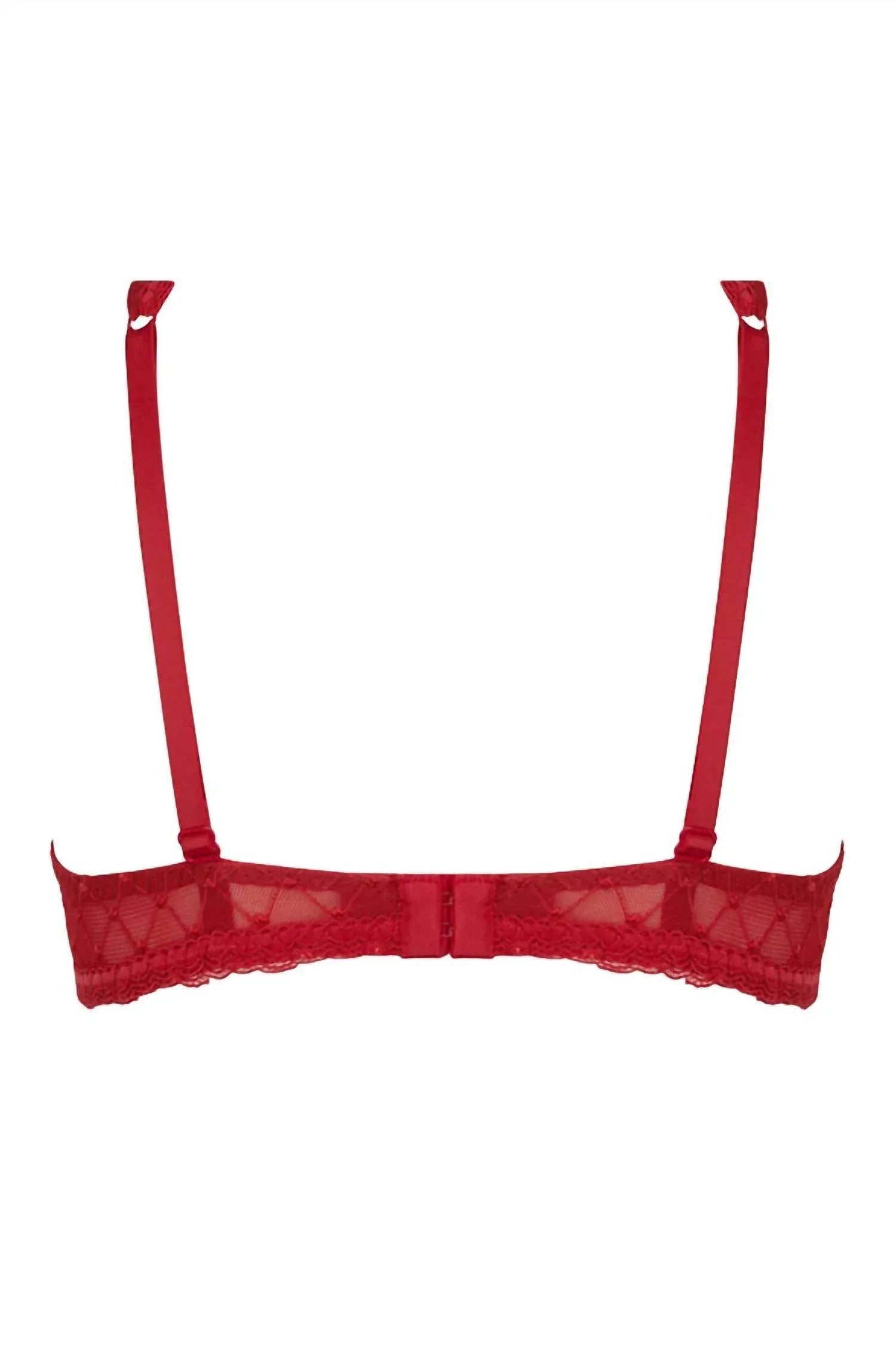 Antigel Boudoir de Filles - Women's Padded Demi Cup Bra - Rack Hunt