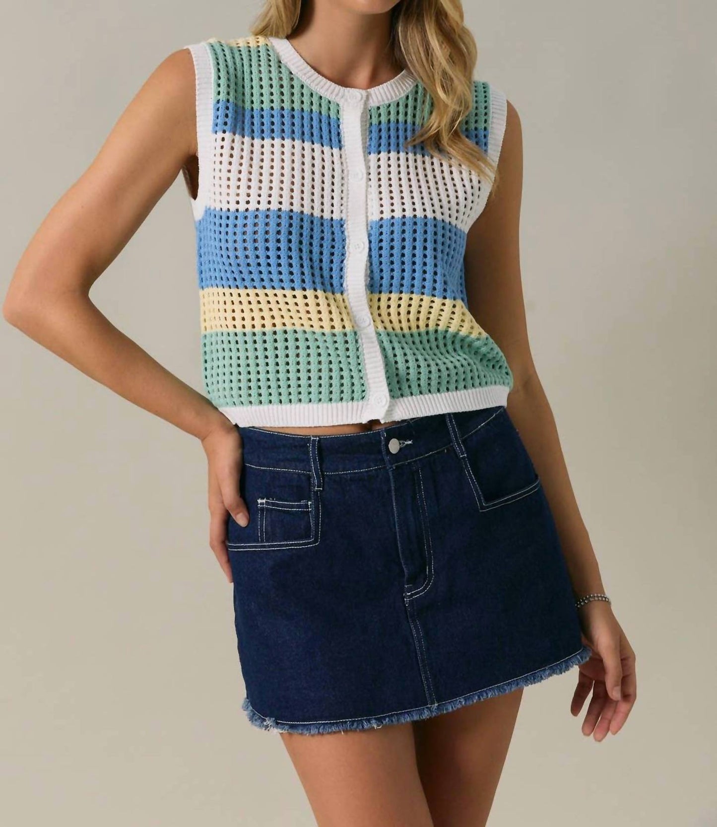 Angie Vest Top
