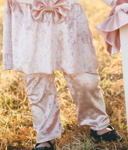 Cuddle Couture - Baby Girls Velvet Pant And Velvet Top Set - Rack Hunt