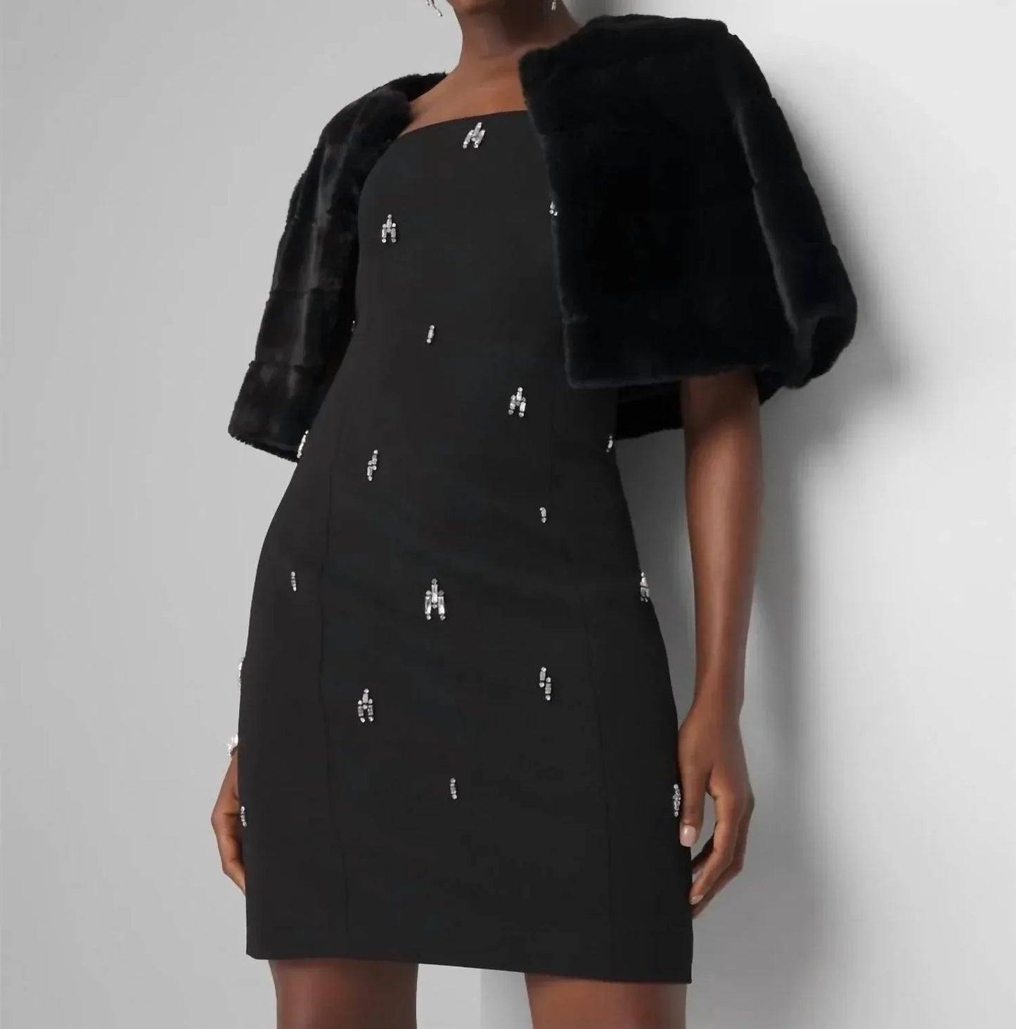White House Black Market - Strapless Embellished Mini Dress - Rack Hunt