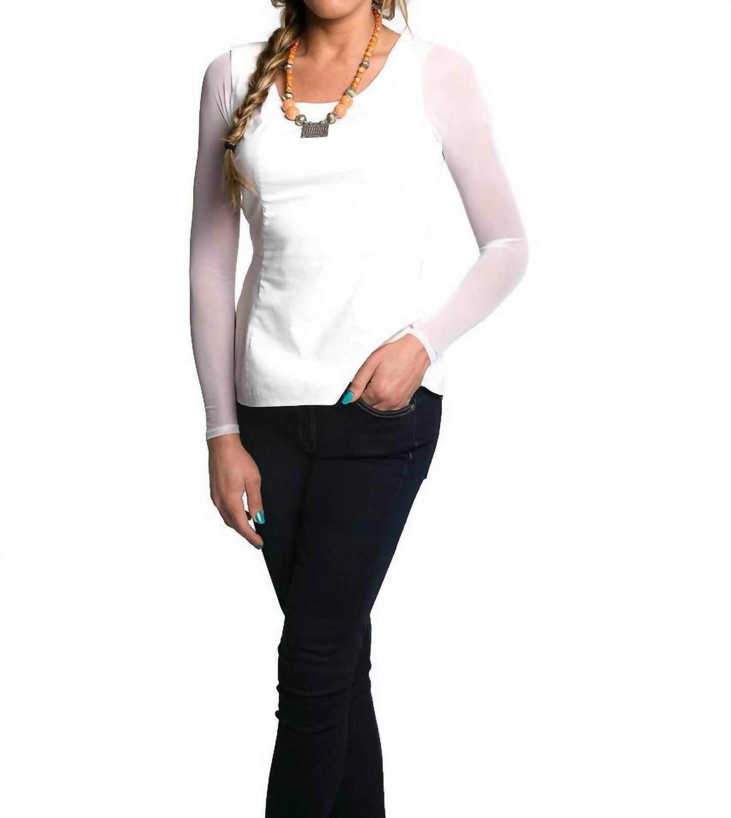 Sleevey Wonders - Long Sleeve Mesh Coverup - Rack Hunt -