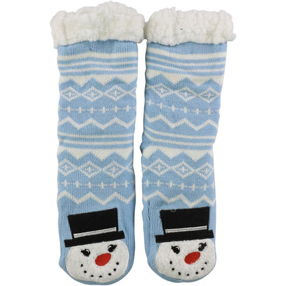Women's Snowman Slipper Socks