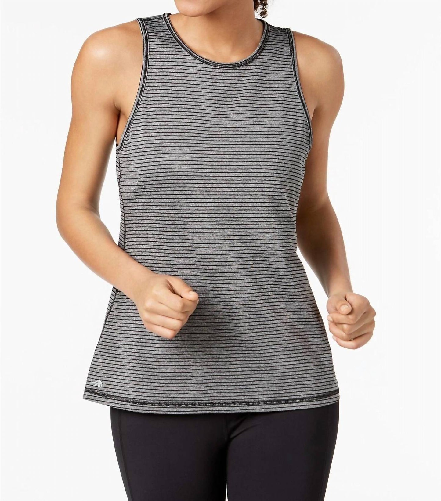 Striped V Back Tank Top