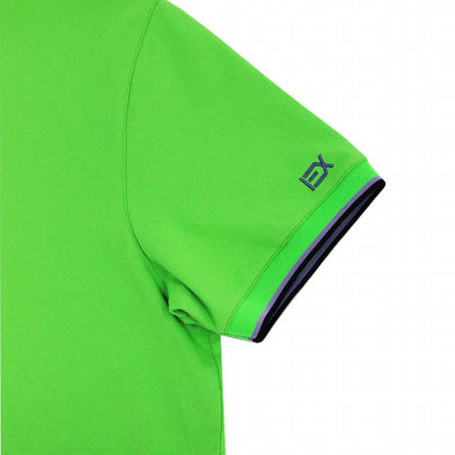 Double Sided Black Collar With Multi Colored Stripes Polo