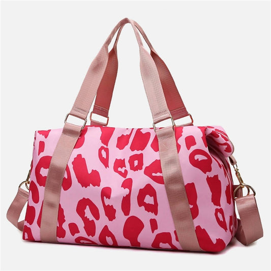 Women's Leopard Active Weekender Duffle Gym Bag