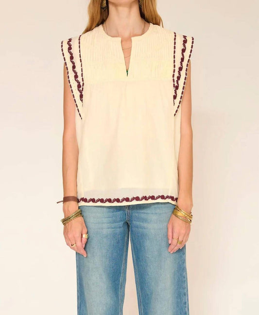 Holia Embroidered Top