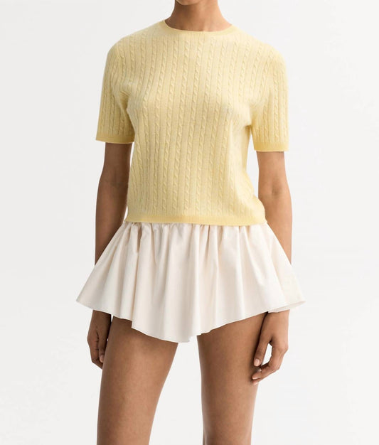 Cable Knit Top