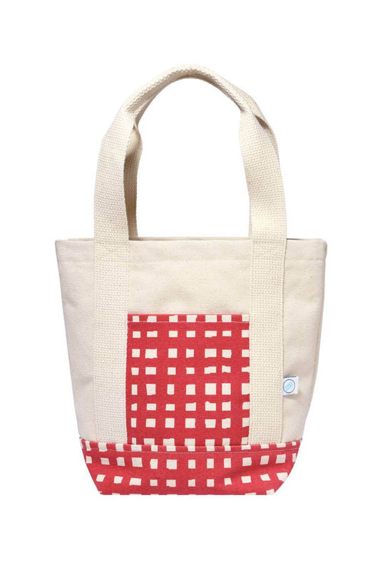 Dance Happy Designs - Women's Grid Mini Tote Bag - Rack Hunt -