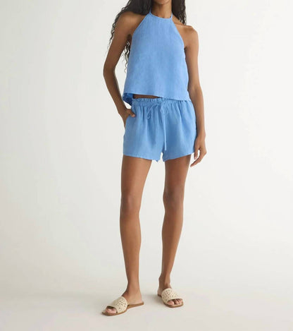 Pull-on Dolphin Short With Tie