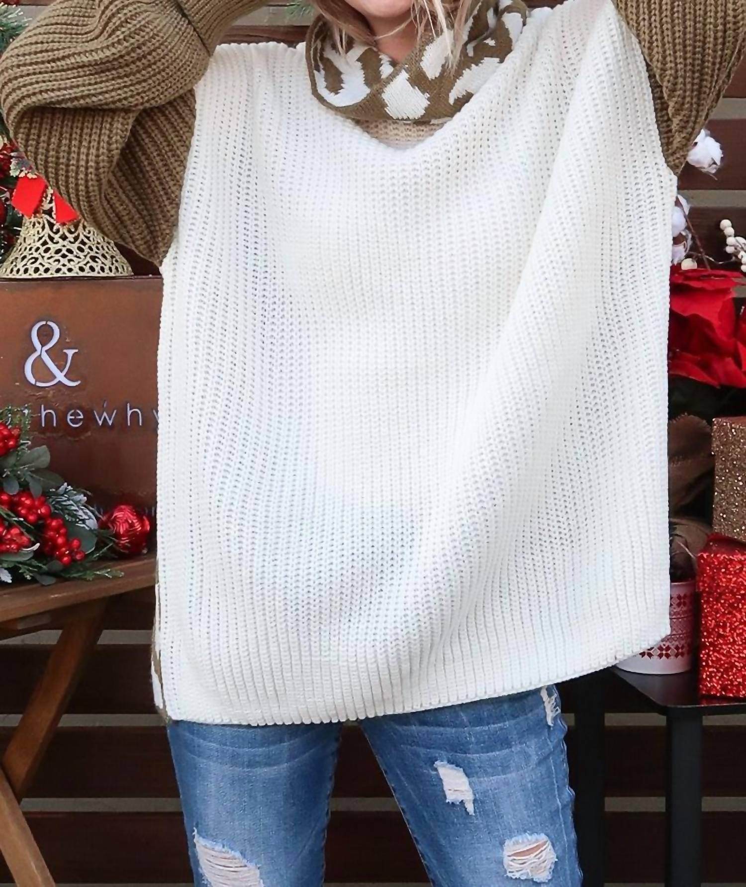 ATWOOD - Color Block Turtle Neck Sweater - Rack Hunt