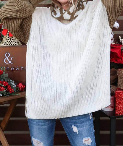 ATWOOD - Color Block Turtle Neck Sweater - Rack Hunt