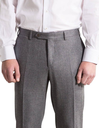 Luxury Wool Flannel Trousers