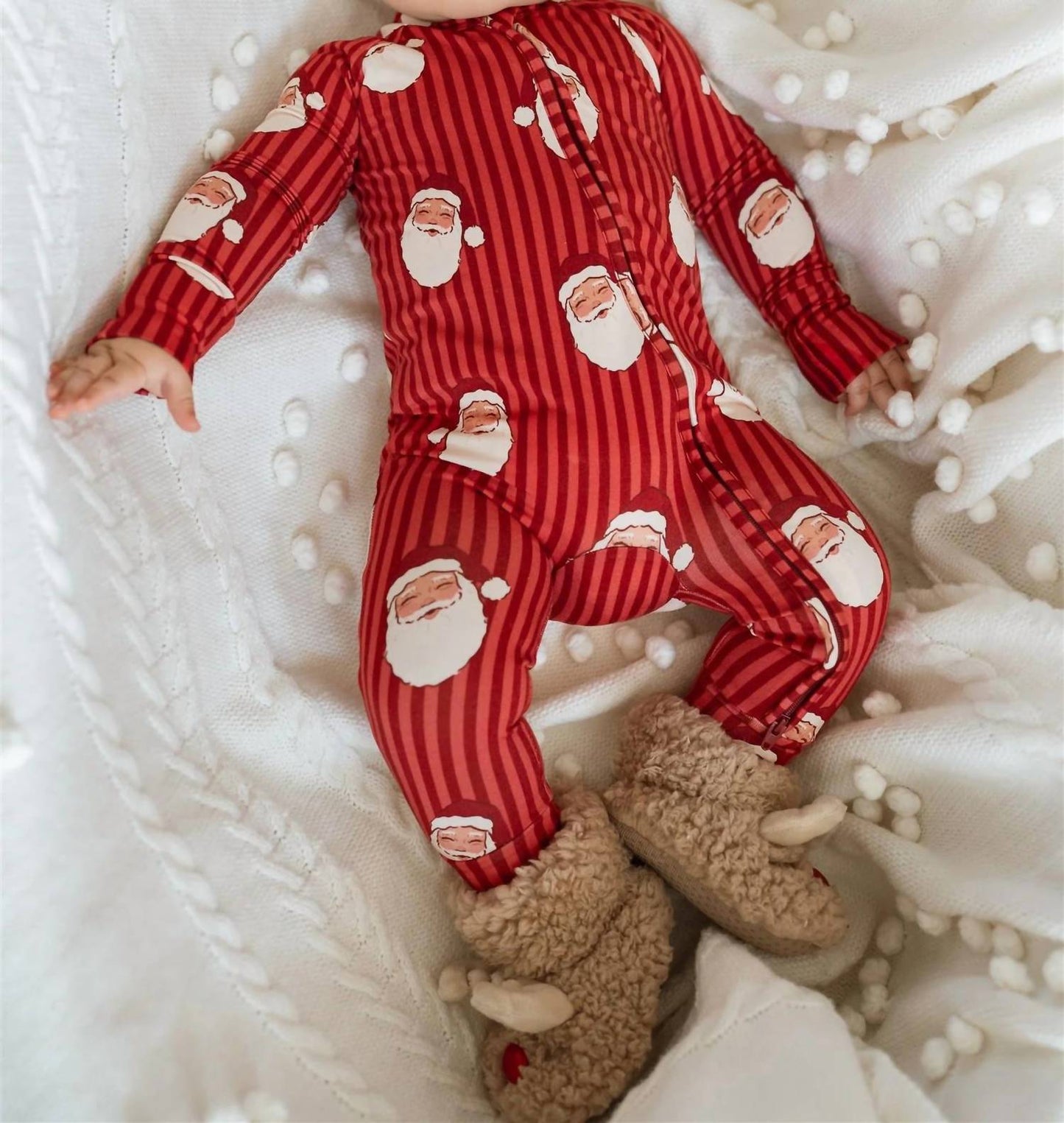 Santa Zipper Romper