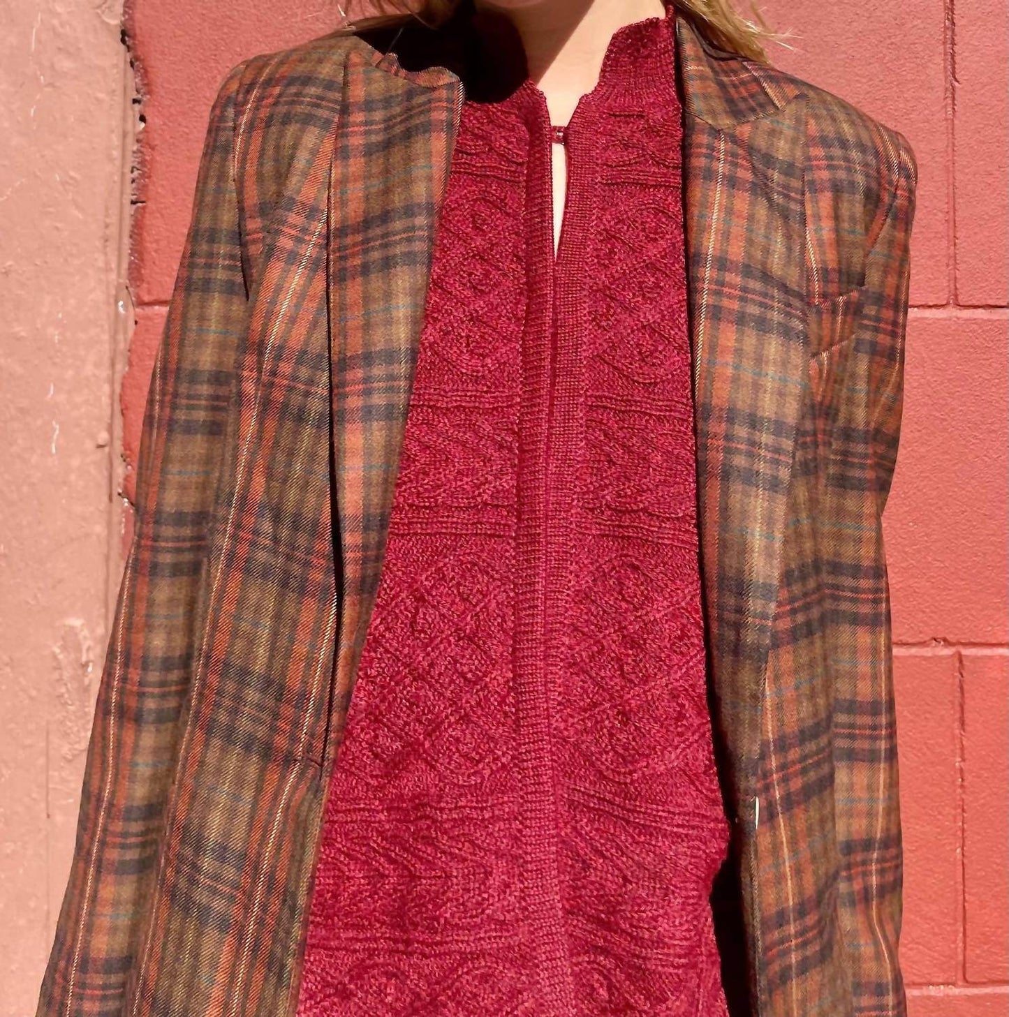 Rose Velvet - Patrice Baby Alpaca Dickie Sweater - Rack Hunt -