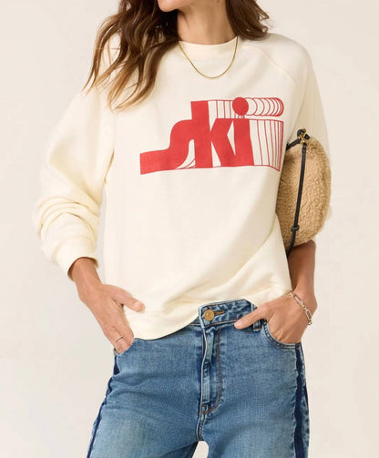 Ski Raglan Crew Sweatshirt
