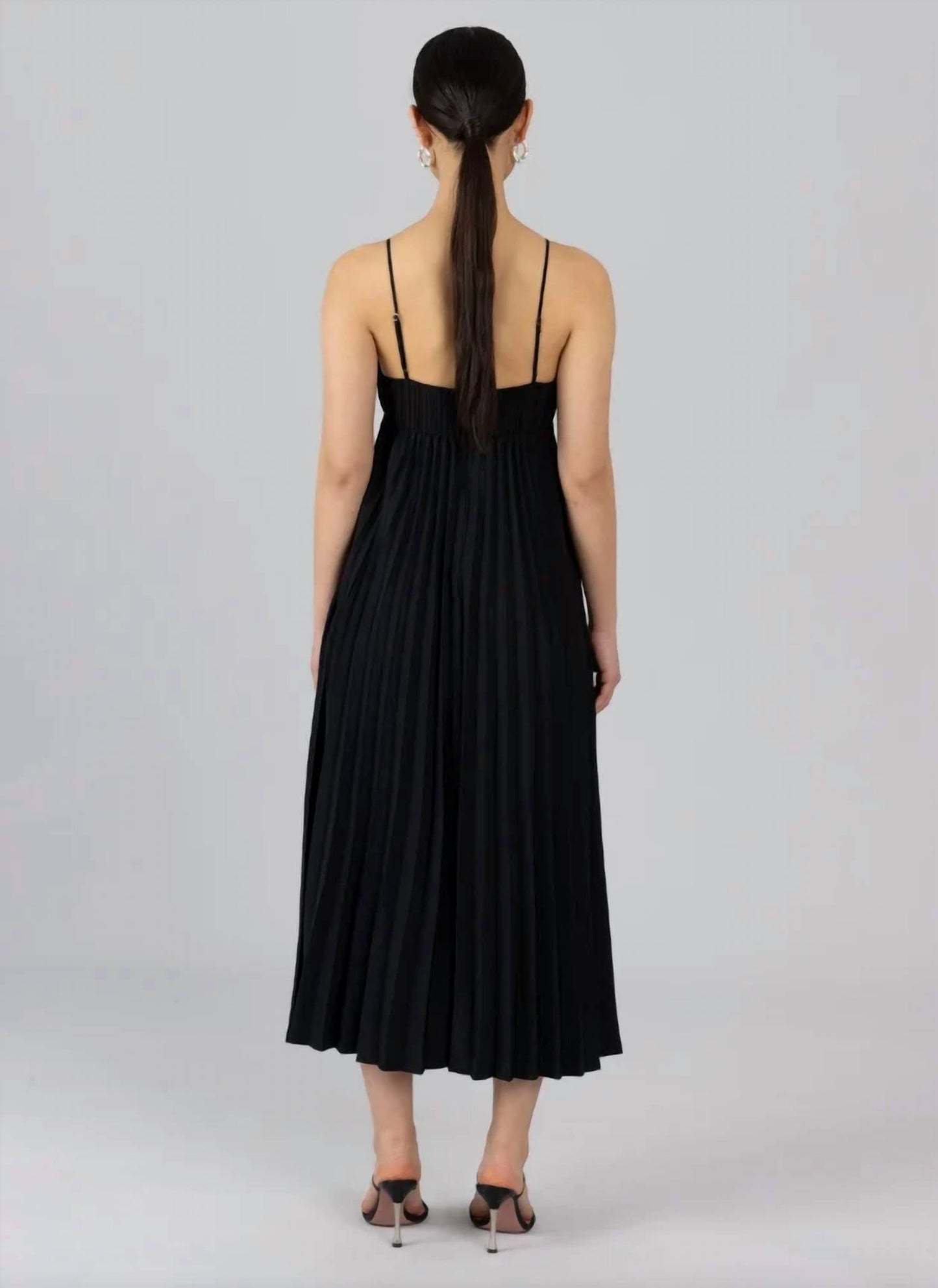 Women's Pleated Slip Dress