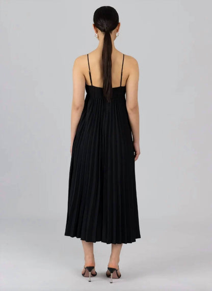 Women's Pleated Slip Dress