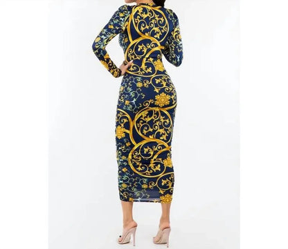 Let's go Uptown - Ruched Lined Double Layer Midi Dress - Rack Hunt