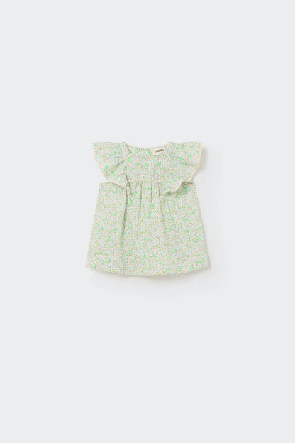 Girl's Bright Floral Baby Dress