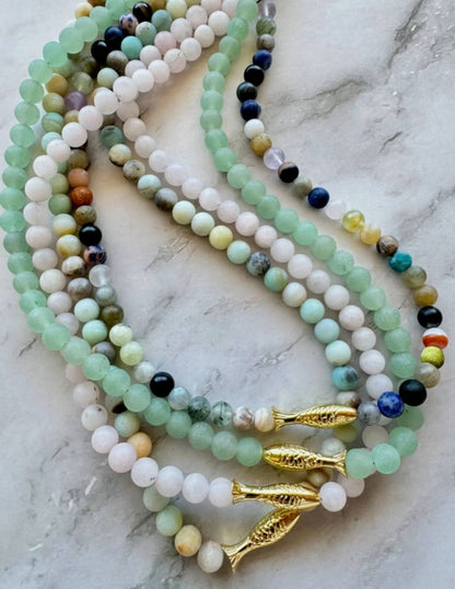 Women's Ashia Beaded Fish Necklace