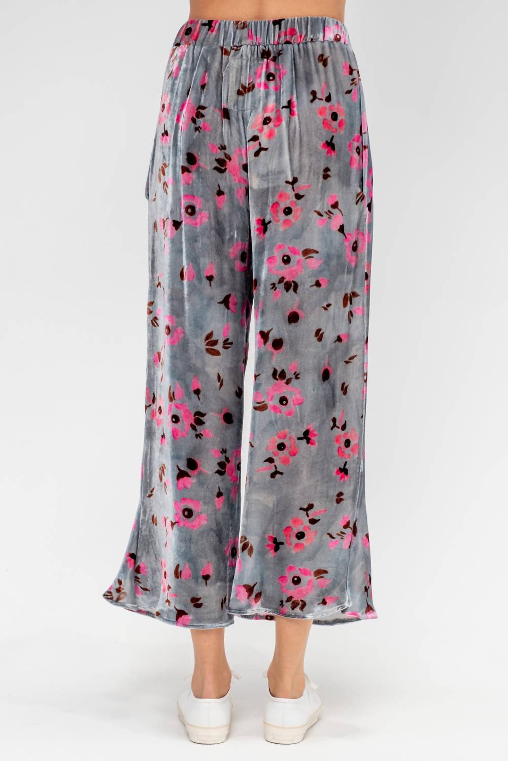 Velvet Wide Leg Pants