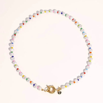 Joey Baby - Rainbow Pearl Necklace - Rack Hunt