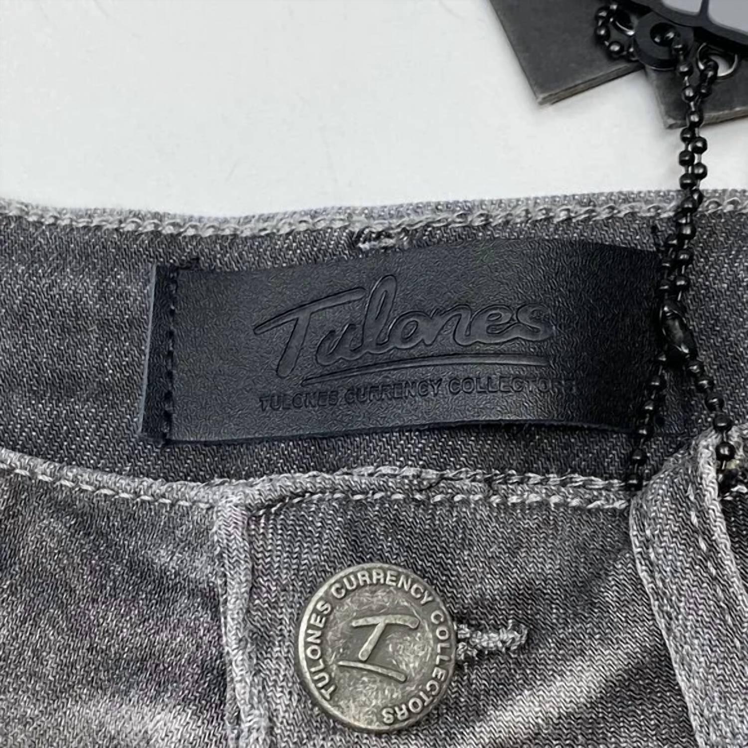 Tulones - Men’s Paint Splash Two-hole Denim Skinny Jeans - Rack Hunt