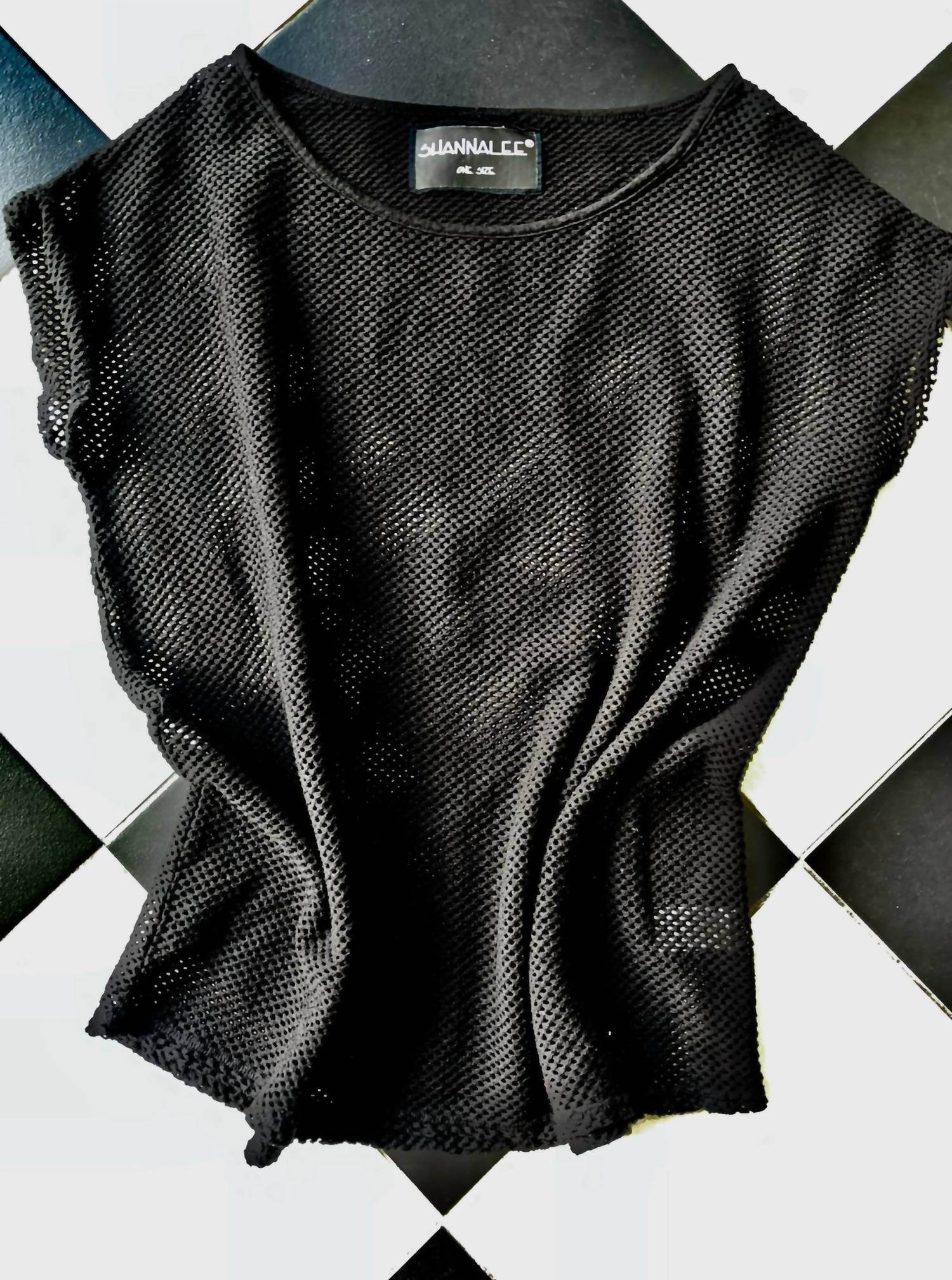 SHANNALEE - COTTON MESH TEE/SWIM COVER UP - Rack Hunt -