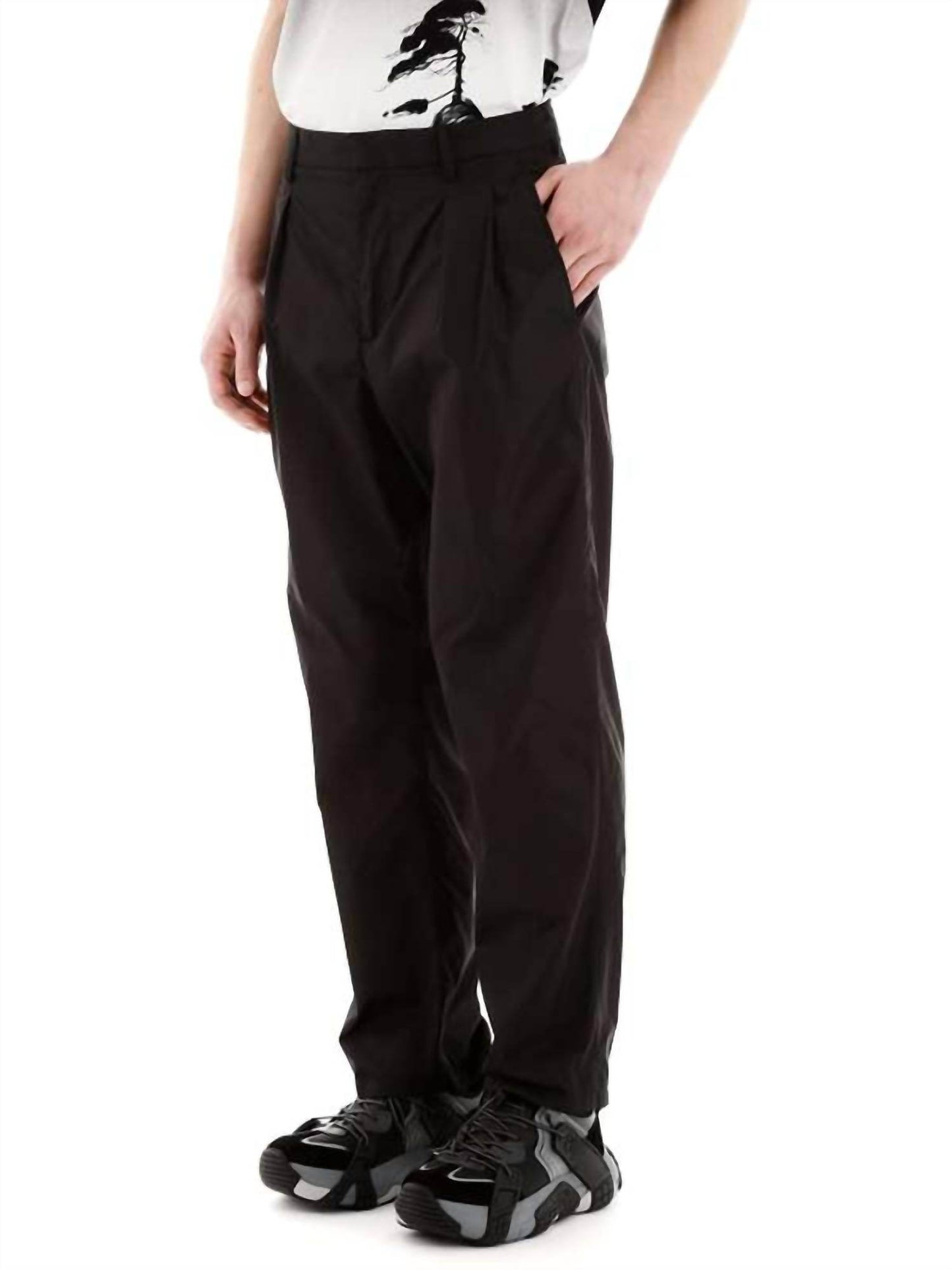 Valentino - Waist Logo Print Nylon Pants - Rack Hunt