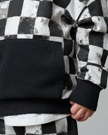 Kid's Checkered Hoodie