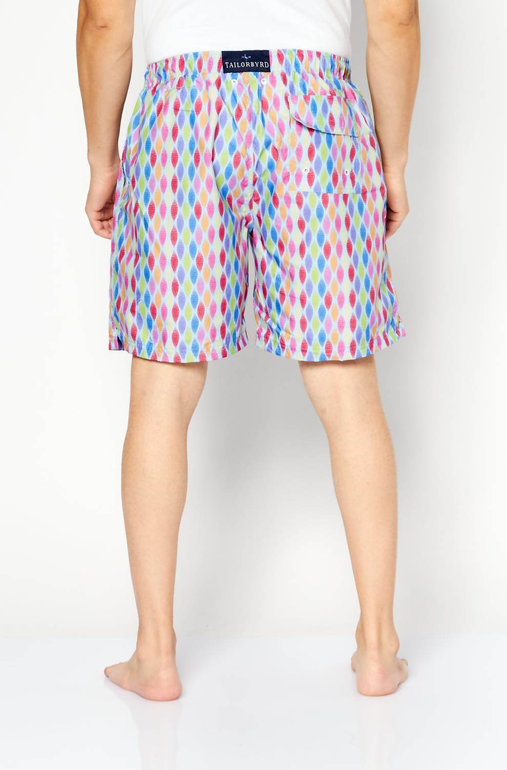 TailorByrd - Abstract Print Swim Trunks - Rack Hunt -