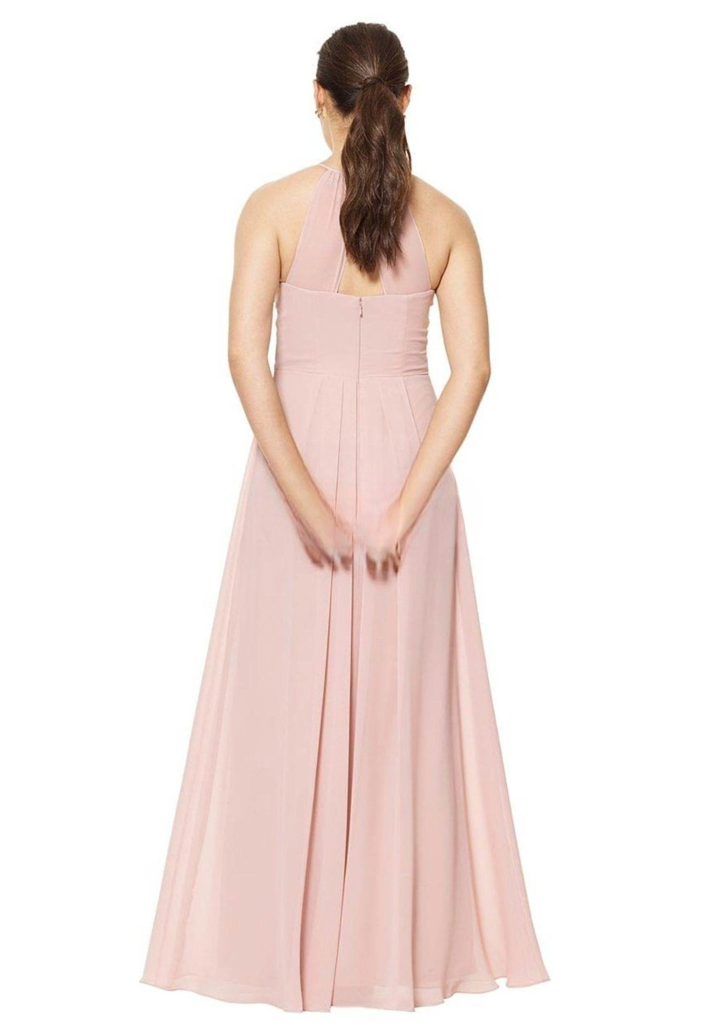 Bill Levkoff - Empire Waist Chiffon Spaghetti Strap Gown - Rack Hunt
