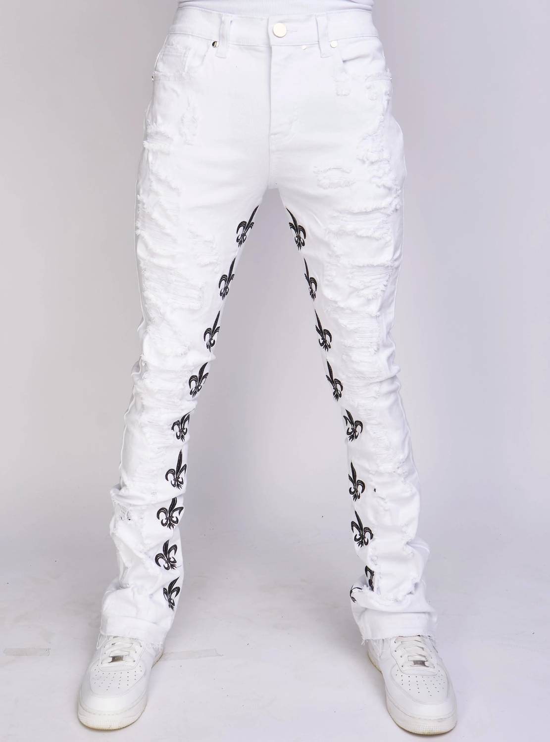 Politics - Men's Barkley Stacked Embroidery 5 Pocket Pant - Rack Hunt