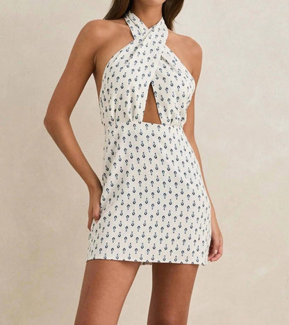 Seacliff Halter Mini Dress