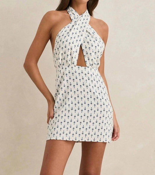 Seacliff Halter Mini Dress