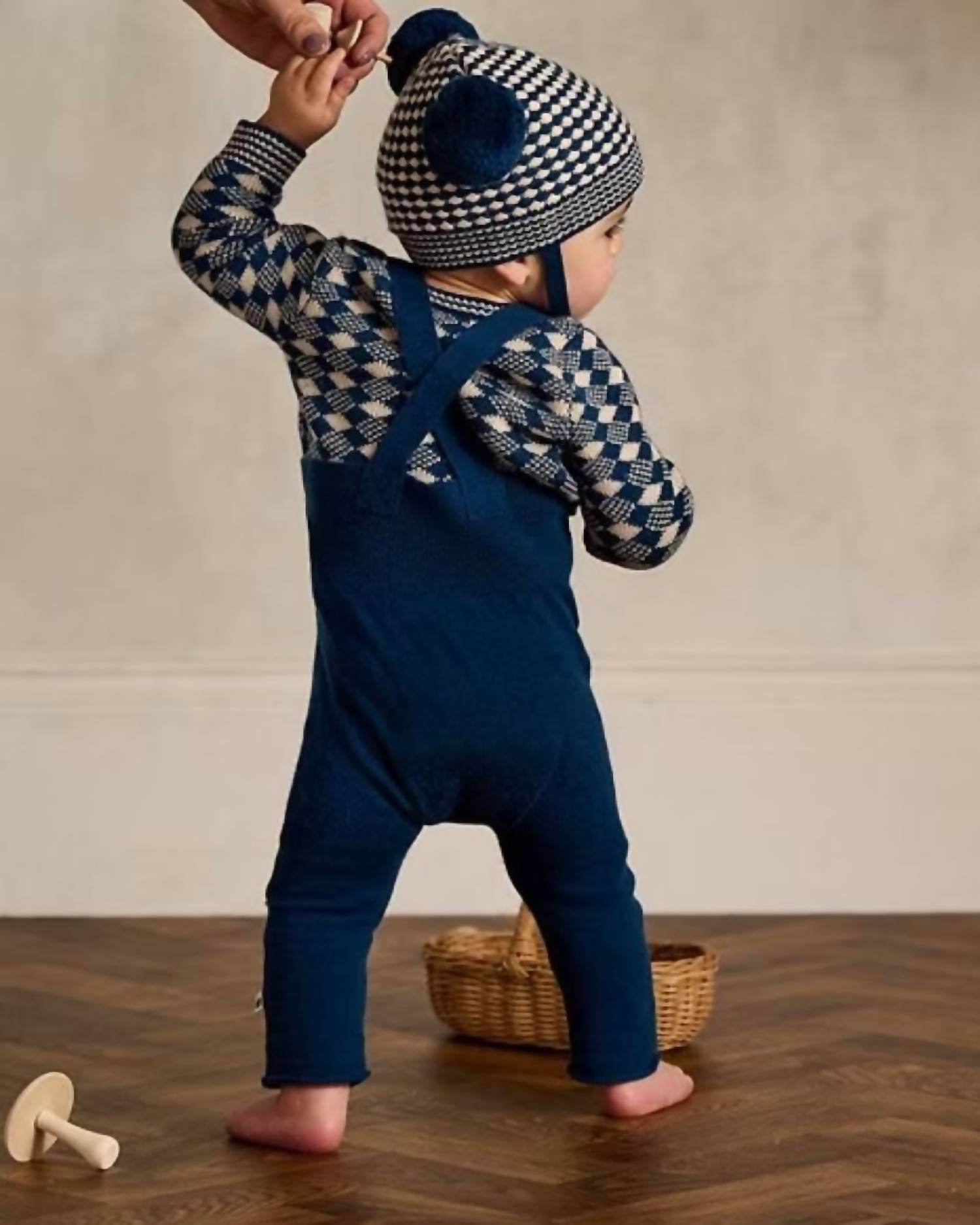 The Bonnie Mob - Babys Sweater Set Dungaree Jumpsuit - Rack Hunt -