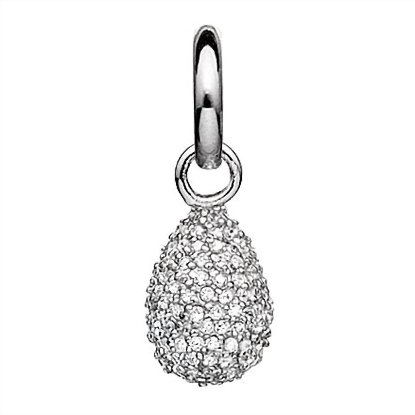 Story Jewellery - Sterling Silver Pave Sparkle Drop Charm - Rack Hunt