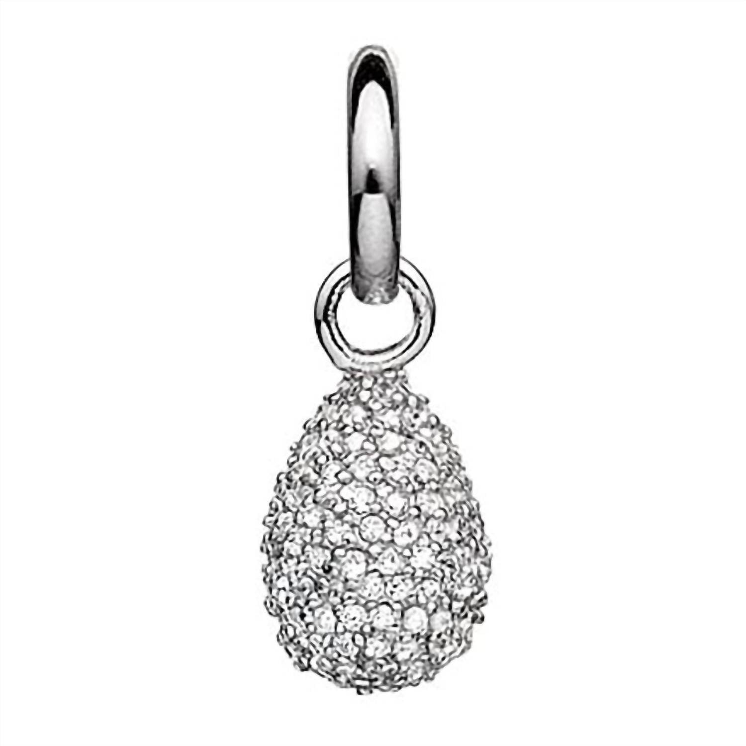 Story Jewellery - Sterling Silver Pave Sparkle Drop Charm - Rack Hunt