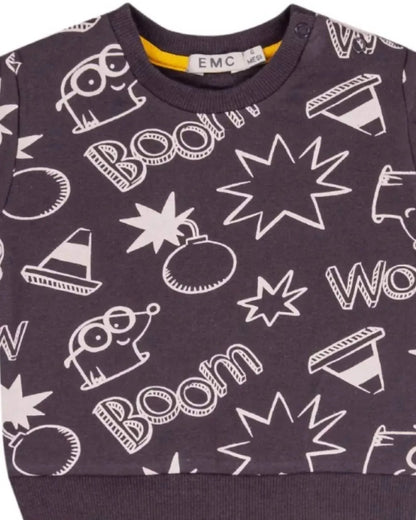EMC - Boys' Boom Printed Fleece Sweatshirt - Rack Hunt