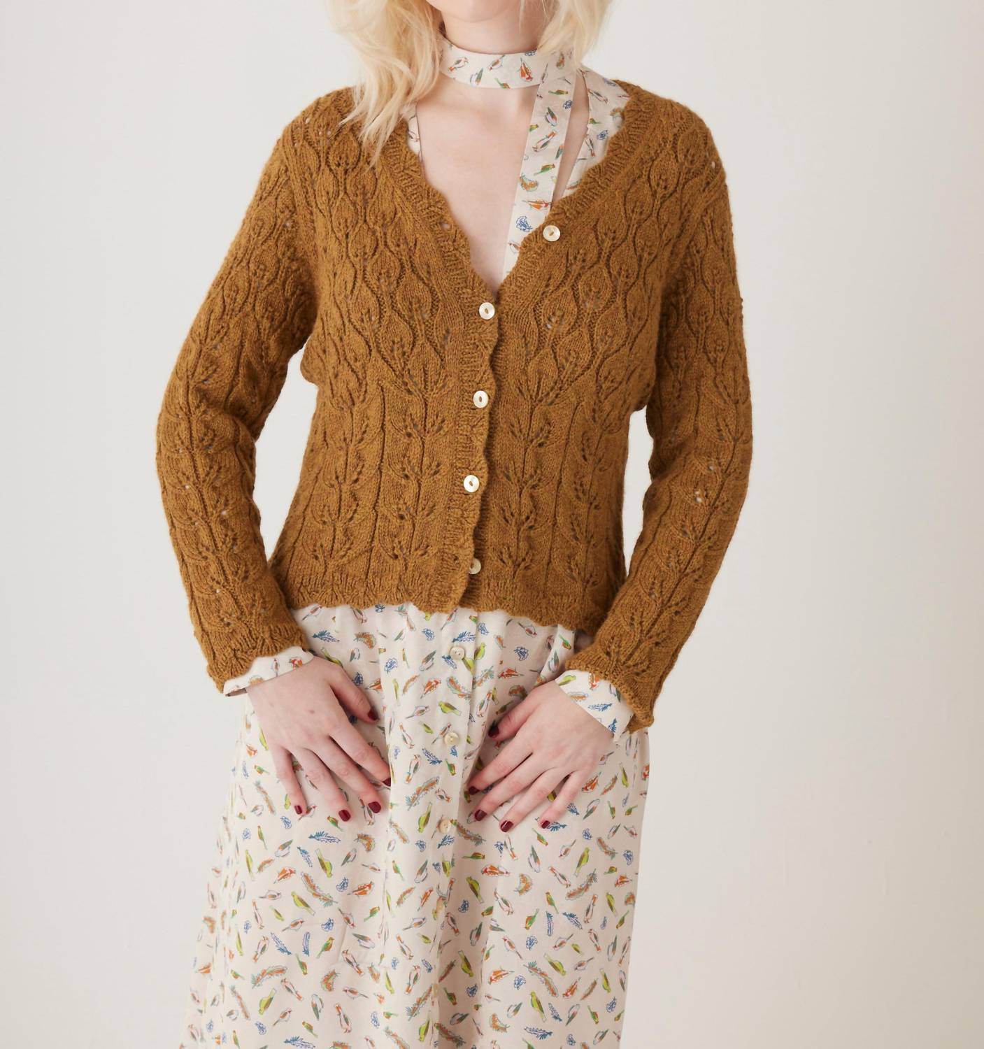 Rose Velvet - Emma V Neck Sweater - Rack Hunt -